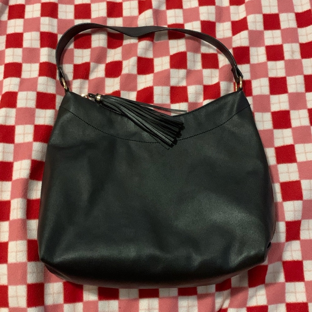 H&M black large shoulder bag